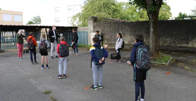 photo la rentrée au collège racine, en septembre dernier. &copy; archives ouest-france