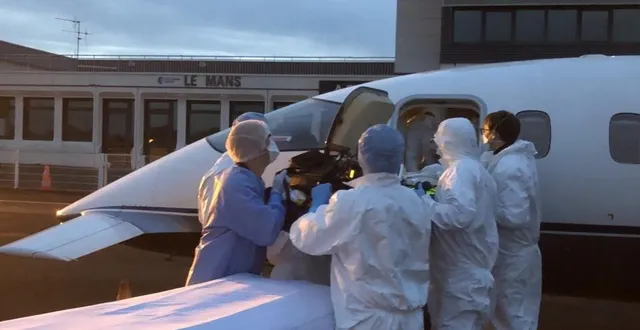 photo un nouveau patient est arrivé ce mercredi 11 novembre à l’hôpital du mans. &copy; joël pannetier