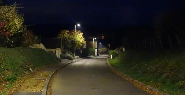 photo route de saint-georges, l’éclairage rétabli début novembre &copy; le maine libre