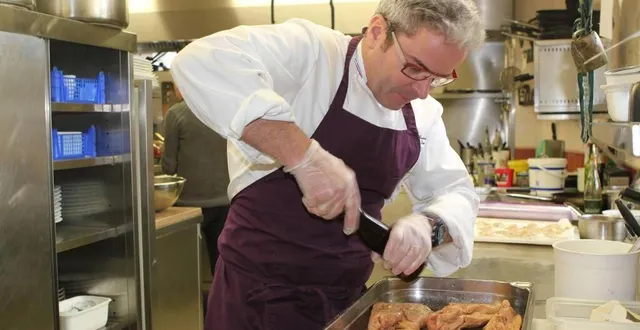 photo la vidéo du chef camille constantin est devenue virale sur les réseaux sociaux. &copy; archives le maine libre