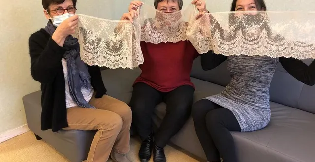 photo l’association la dentelle au point d’alençon fête les dix ans de l’inscription du savoir-faire des dentellières au patrimoine immatériel de l’unesco, lundi 16 novembre 2020. &copy; ouest-france