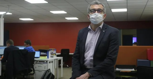 photo dany edon, dirigeant de conty, au siège du groupe, à saint-pavace. &copy; ouest-france