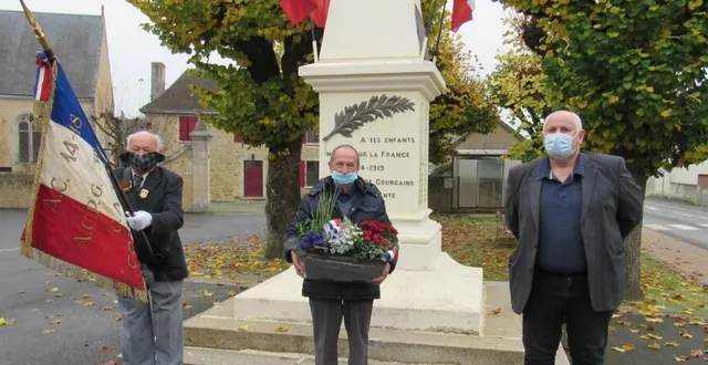 photo le 11 novembre a été célébré en tout petit comité. &copy; le maine libre