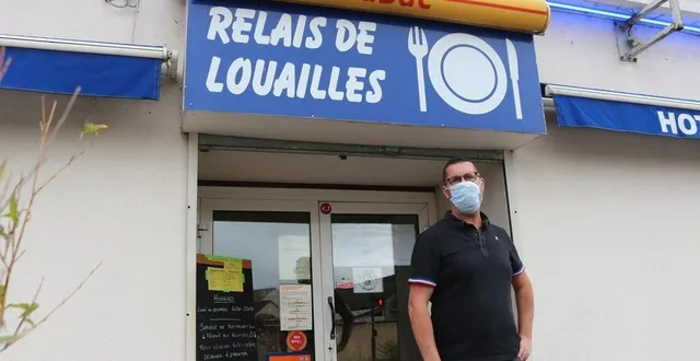 photo franck cherruau, gérant du relais de louailles, en sarthe, peut accueillir en salle jusqu’à 40 chauffeurs routiers mais uniquement le soir. &copy; ouest-france