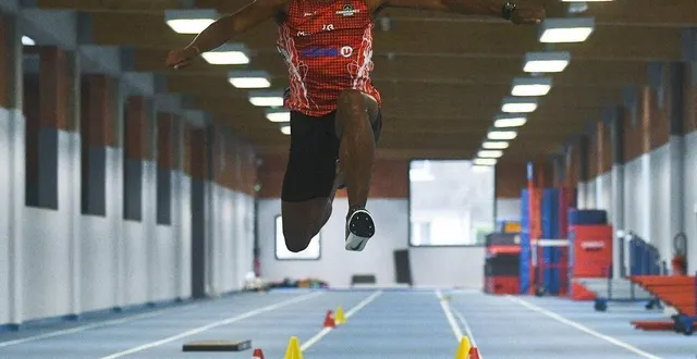 photo depuis cinq ans, l’athlète kevin luron se sert de la préparation mentale en complément de ses entraînements pour progresser dans sa pratique du triple saut. &copy; archives le maine libre – denis lambert
