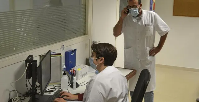 photo un bureau infirmier de l’epsm. d’après yves praud, directeur, le nombre d’hospitalisations serait moins dû à la situation anxiogène actuelle qu’aux retards de diagnostic et de soins : « c’est là qu’on mesure la limite des entretiens téléphoniques. ça ne vaut pas la qualité du présentiel. » &copy; dr