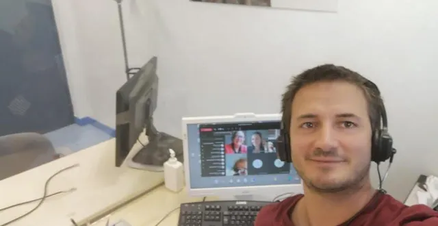 photo la formation se déroule en ligne, animée par un conseiller de la bge. ici, simon ecuyer à angers. &copy; bge pays-de-la-loire