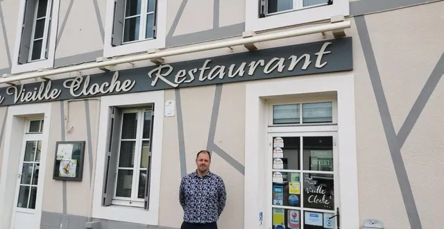 photo nicolas poulen est officiellement le patron du restaurant « la vieille cloche » depuis le 7 juillet 2020. &copy; le maine libre