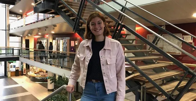 photo carole naudin, présidente de la fédération étudiante des associations angevines. &copy; archives co