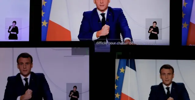 photo emmanuel macron a annoncé les grandes étapes à venir dans le dispositif contre la crise sanitaire. &copy; afp/thomas coex