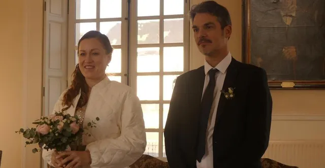 photo volha et nicolas ont tenu à ne pas reporter une nouvelle fois leur date de mariage. &copy; le maine libre