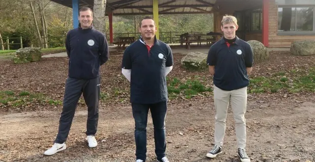 photo jérôme blossier (au centre), jonathan yvon (à gauche) et baptiste foucault (à droite) se penchent désormais sur la saison 2021. &copy; ouest-france