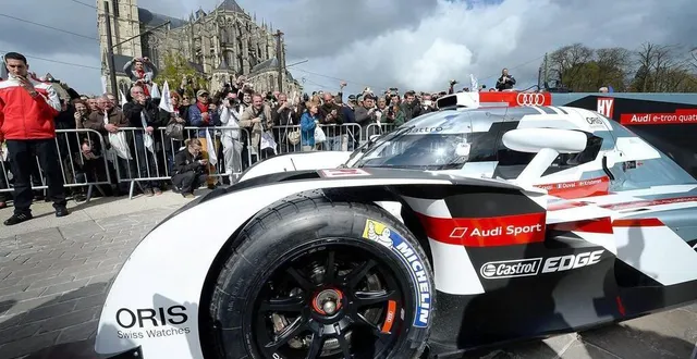 photo audi pose les jalons de son retour au mans &copy; archives ouest-france