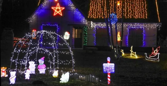 photo cette année, les installations lumineuses représentent plus de 20 000 leds &copy; ouest-france