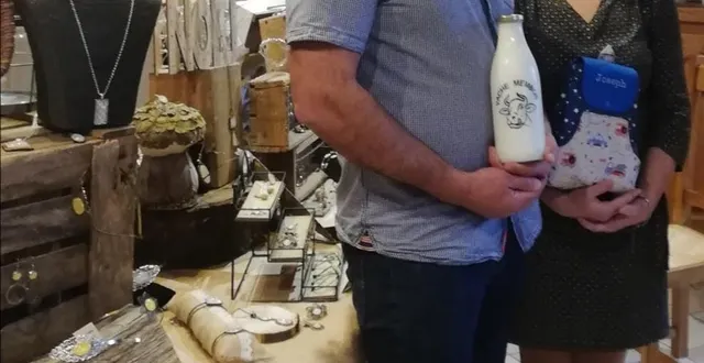 photo miguel bruneau et aurélie doiteau organisent un « noël à la ferme ». &copy; ouest-france