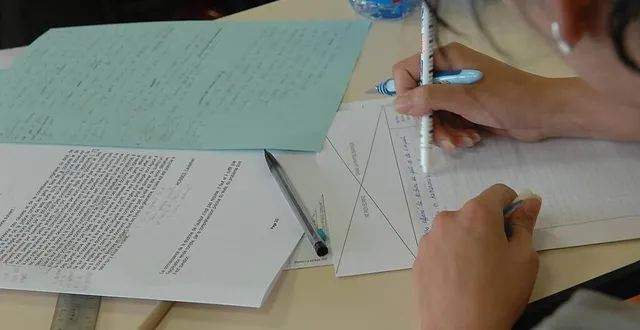 photo les premières épreuves du baccalauréat pour les élèves de terminale se dérouleront du 15 au 17 mars 2021. ils plancheront sur leurs deux spécialités. &copy; archives po yolande mignot