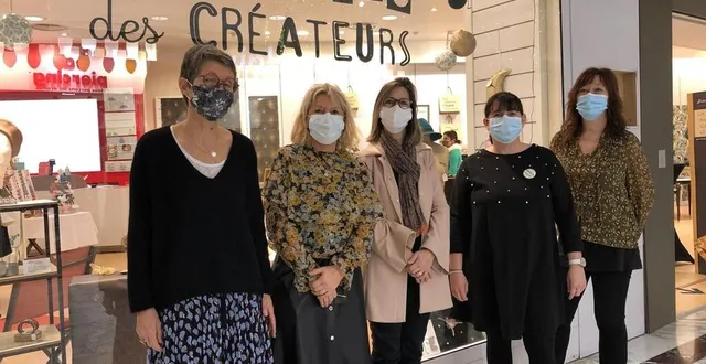 photo le mans, samedi 12 décembre 2020. les membres de l’association déco artis’en sarthe tiennent deux boutiques dans la galerie des jacobins. &copy; photo le maine libre
