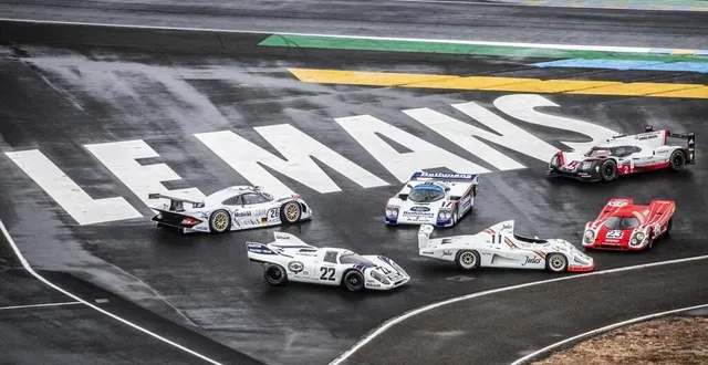 photo porsche compte 19 victoires au mans depuis 1970. &copy; porsche