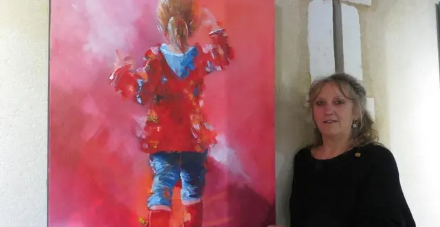 photo ann masseaut-franchet ouvre les portes de son atelier du 18 au 21 décembre pour vendre des œuvres réalisées sur plusieurs années, comme cette série d’enfants datant de 2018. &copy; ouest-france