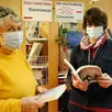 photo françoise fontenay et marion jugieau, à la bibliothèque christian-pineau du grand-lucé.