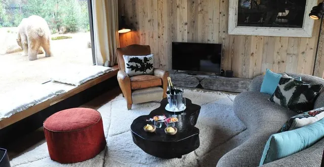 photo le zoo possède vingt lodges. les deux derniers ont ouvert dans l’espace arctique. &copy; archives le maine libre