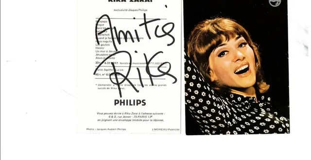 photo une photo dédicacée par rika zarai. &copy; christian pottier
