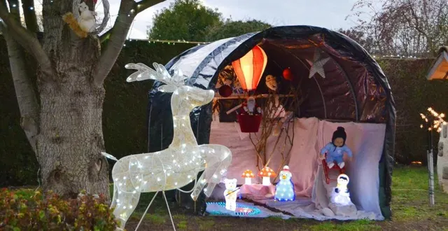photo la crèche fait vivre un instant en musique. &copy; ouest-france