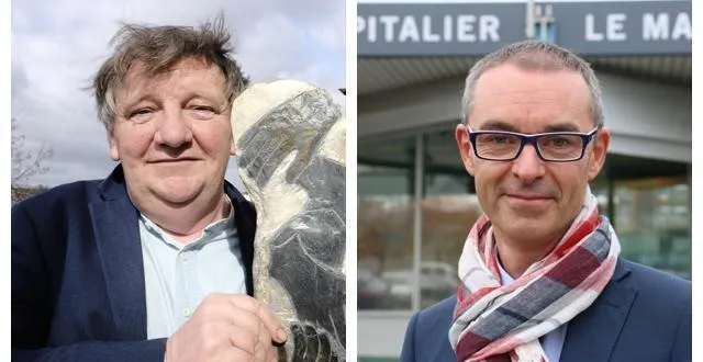 photo pascal laillet du théâtre de la bertoche et olivier bossard, directeur de l’hôpital du mans figurent dans la promotion du nouvel an de la légion d’honneur. &copy; archives ouest-france