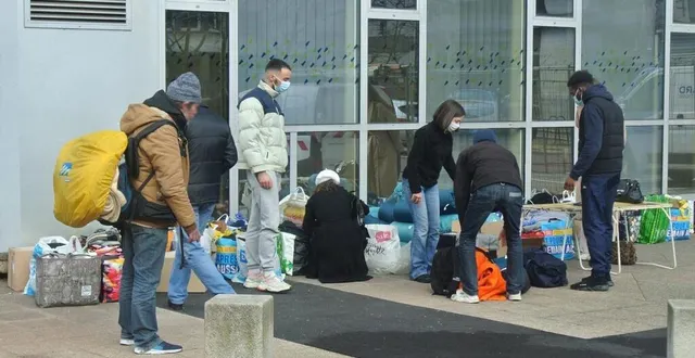 photo la météo a offert une accalmie salvatrice pour cette belle initiative solidaire. &copy; photo le maine libre