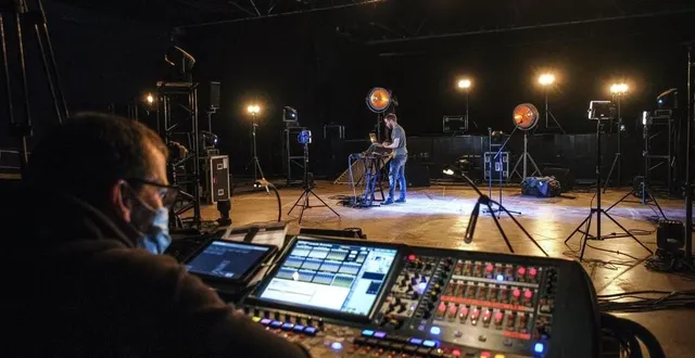 photo en novembre 2020, superforma a permis à des artistes d’enregistrer plusieurs chansons au sein de la salle de l’oasis. &copy; photo archives le maine libre – denis lambert