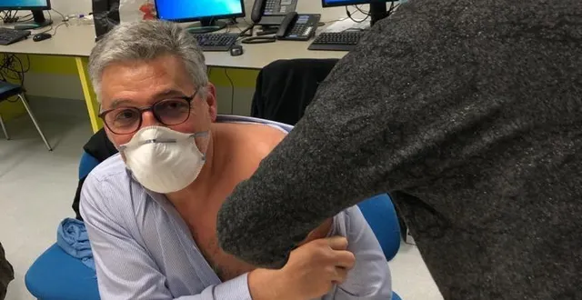 photo dix médecins libéraux ont été vaccinés ce jeudi à l'hôpital du mans. &copy; photo personnelle