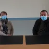 photo agnès verdier, maire, et nicolas lehoux, adjoint, ont dévoilé le mode de transmission des vœux aux habitants.