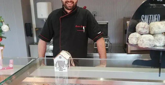 photo cyriaque chailleu est le boucher de brûlon depuis un an. &copy; ouest-france