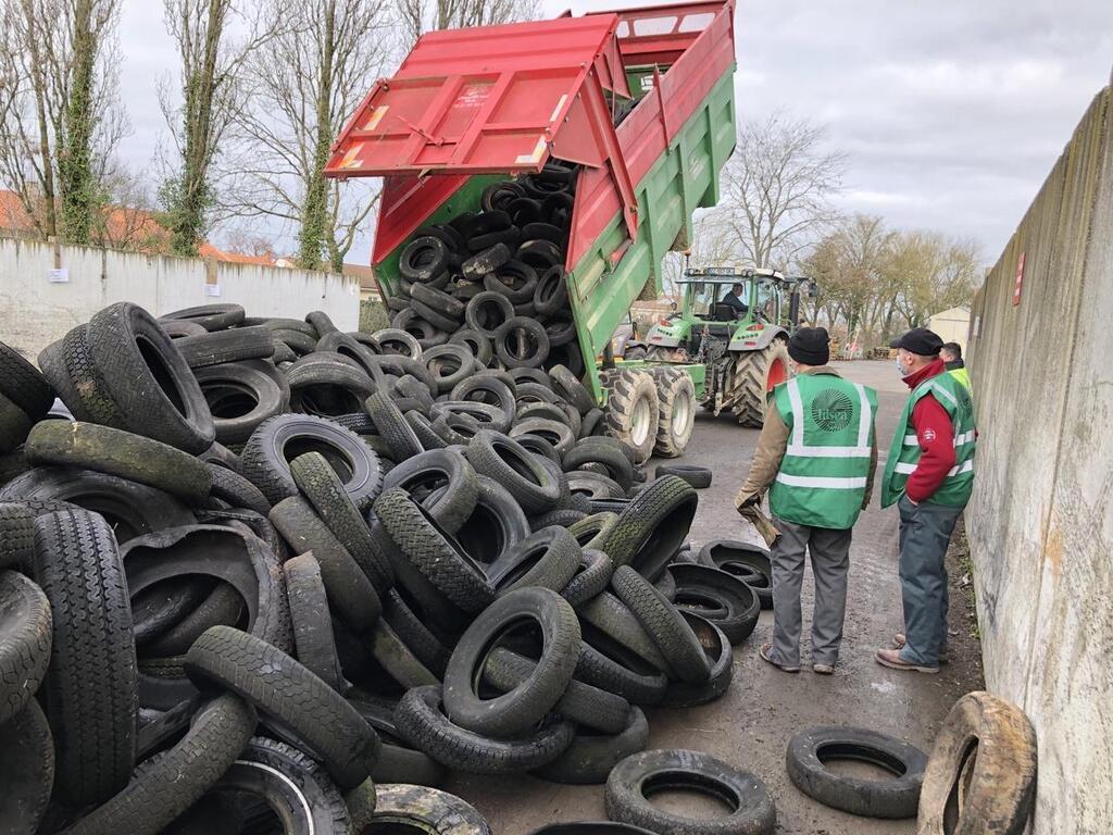 200 tonnes de pneus récupérés en une semaine dans l'Aisne