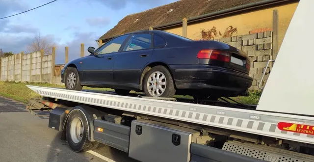 photo la voiture du chauffard a été immobilisée. &copy; gendarmerie de la sarthe