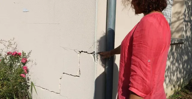 photo une maison fissurée, à juigné-sur-sarthe. l’estimation des travaux de réparation atteint 70 000 €. &copy; archives ouest-france