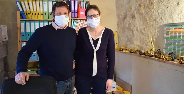 photo mickaël et marie-caroline trudelle recherchent activement un conducteur d’engins de chantier. &copy; ouest-france