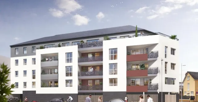 photo l’immeuble comprendra 47 appartements allant du t1 au t4 et comprenant tous un extérieur : balcon, terrasse ou loggia. &copy; artgos