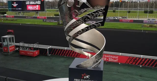 photo le nouveau trophée du prix d’amérique conçu par la fonderie macheret. &copy; fonderie macheret