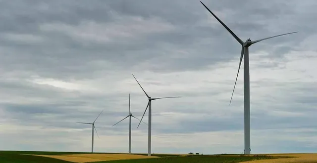 photo parc éolien (photo d’illustration). &copy; dr