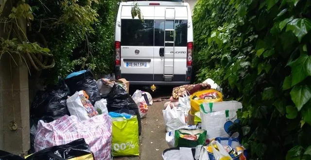 photo la collecte de l’association tadamoon pour les migrants de calais en juillet 2020. &copy; association tadamoon