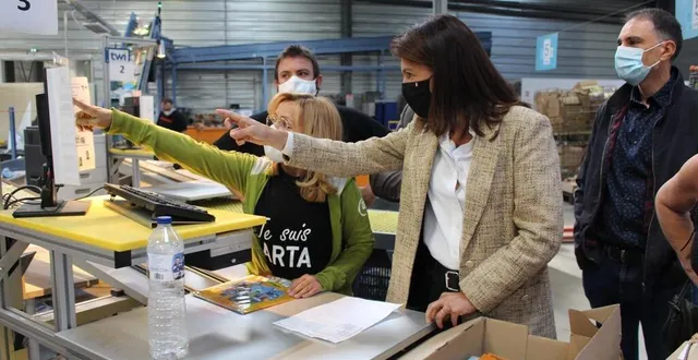 photo l’apf salue le partenariat avec la région. ici christelle mordançais en visite chez earta il y a quelques mois. &copy; photo archives – le maine libre