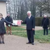 photo les ciraliens pourront admirer cette plaque dès qu’elle aura été encadrée et exposée en mairie.