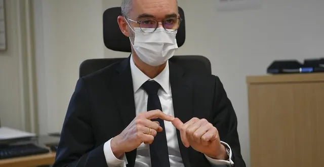 photo  le mans, mardi 9 février 2021. à 53 ans, olivier bossard, directeur de l’hôpital du mans depuis 2015, part pour saint-étienne.  &copy;  le maine libre – yvon loué 
