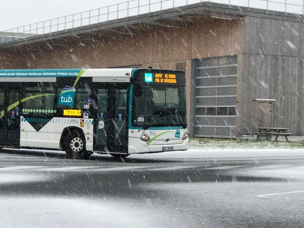 REPORTAGE. Neige à SaintBrieuc « Allô, estce qu’il y aura des bus