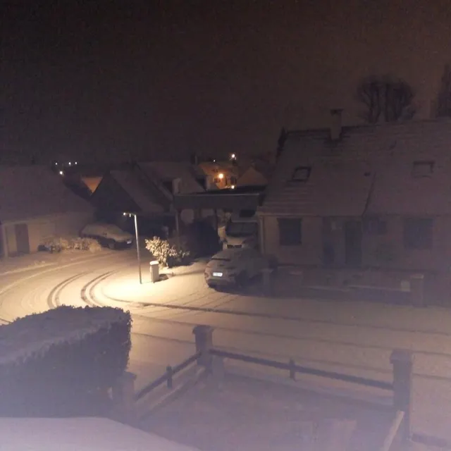 photo la milesse se réveille sous la neige ce mercredi 10 février 2021.  ©  photo internaute