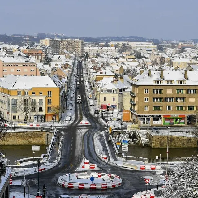 photo vue aérienne, au mans.  ©  yvon loue