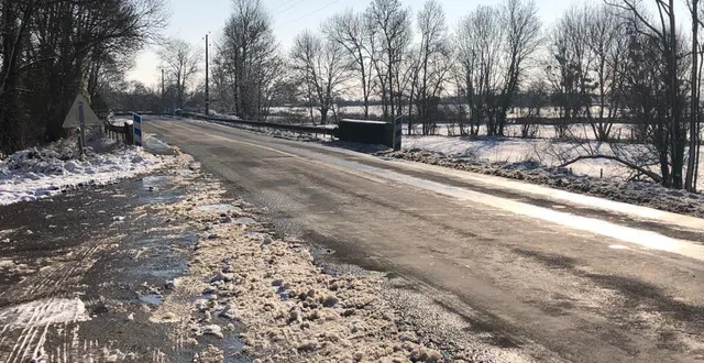 photo  ce mercredi après-midi, sur la d300 le mans-mamers, la circulation est revenue à la normale depuis mi-journée. elle reste difficile sur certaines routes de sarthe.  &copy;  le maine libre 