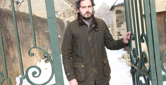 photo  lancelot durand, nouveau gestionnaire du prieuré de vivoin, dans la sarthe.  &copy;  ouest-france 