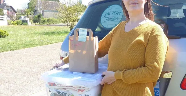 photo  le mans, mars 2020. fanny niel propose depuis un an la location de pack de couches lavables et a lancé un site qui regroupe des produits zéro déchets : uni’vert famille.  &copy;  archives le maine libre 